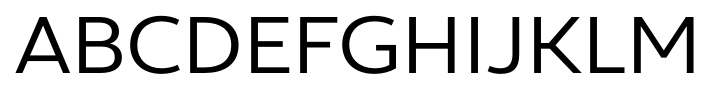 Ultine Normal Regular font specimen