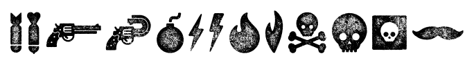 Veneer Extras Regular font specimen