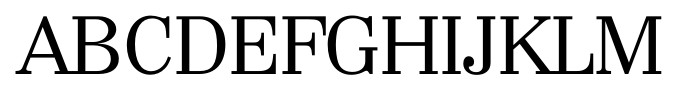 Wichita Serial Regular font specimen