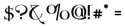 Wolverton Demo Regular character specimen 6