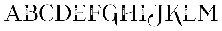 Wolverton Demo Regular character specimen 3
