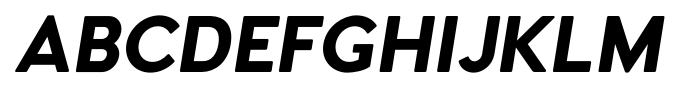 Woodford Bourne Bold Italic font specimen