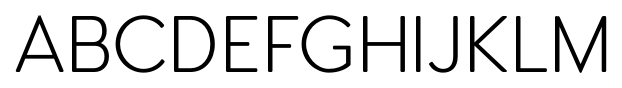 Woodford Bourne Thin font specimen