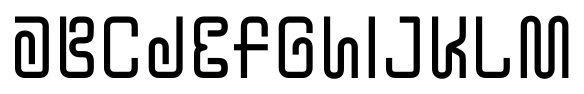 Y2KBug Regular font specimen