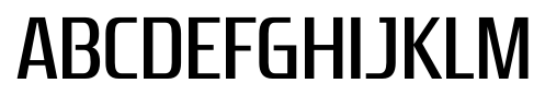 Zrnic Regular font specimen
