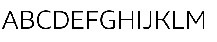 Aalto Sans Light DEMO font specimen