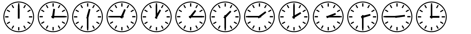 Beaulieu Clocktime Day font specimen