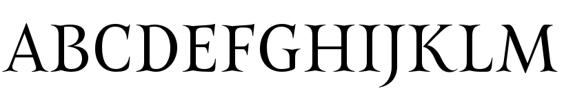 Belda Normal Regular font specimen