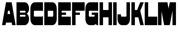 Blacktop Regular font specimen