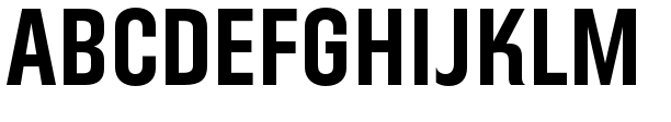Directors Gothic 250 Semi Bold font specimen
