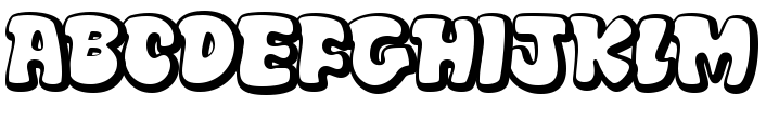 Disko font specimen