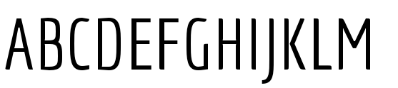 Economica Pro Regular font specimen