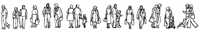 Everyday People Sun font specimen