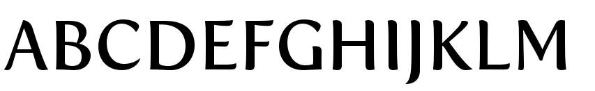 Fertigo Pro Regular font specimen