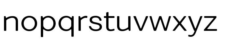 Fibra One Light character specimen 4