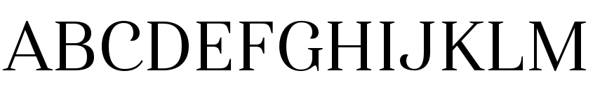 Haboro Normal Regular font specimen
