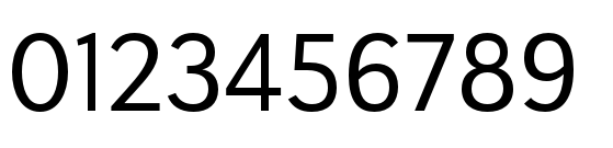 Haboro Sans Normal Regular character specimen 5