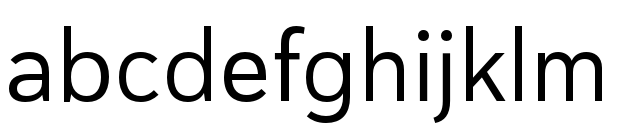 Haboro Sans Normal Regular character specimen 3