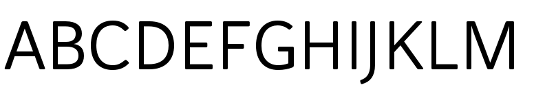 Haboro Soft Norm Regular font specimen