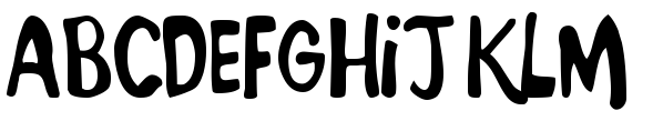 Marker Monkey font specimen
