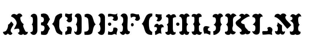 Maverick font specimen