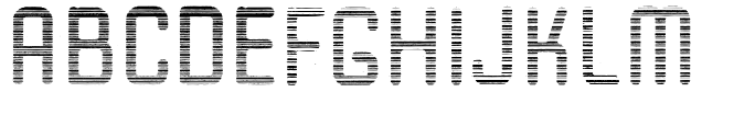 Some Assembly Low Ink font specimen