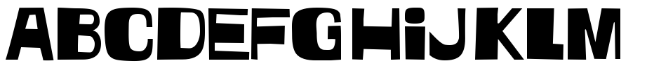 Witless font specimen