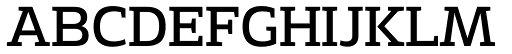 Adria Slab font specimen