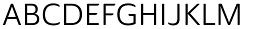 Ainslie Sans Regular font specimen