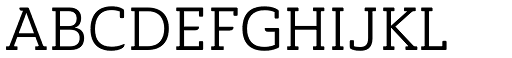 Ainslie Slab Regular font specimen
