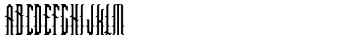 ALT Devile font specimen