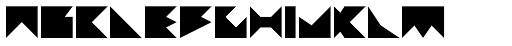 ALT Fatgami font specimen