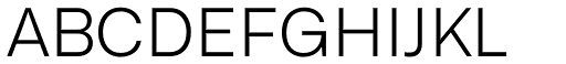 Alliance No.1 Light font specimen