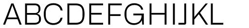 Alliance No.2 Light font specimen