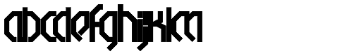Alt Re32 Normal font specimen