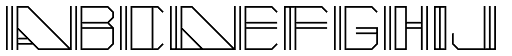 Alt UAV31 font specimen