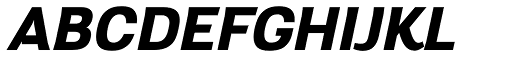 Altair ExtraBold Italic font specimen
