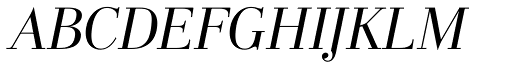 An Education Italic font specimen