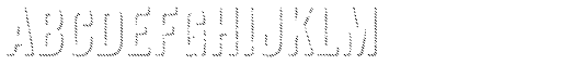 Anodyne Shadow font specimen