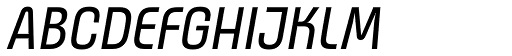 Apron Narrow Book Italic font specimen