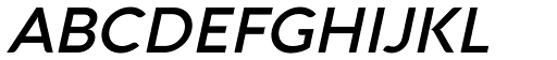 Aquawax Pro Demi Bold Italic font specimen