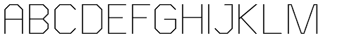 Asbel ExtraLight font specimen