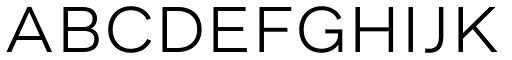Asket Extended Light font specimen