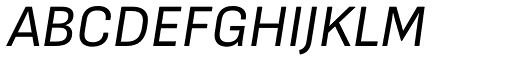 Attractive Italic font specimen
