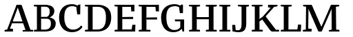 Bandera Text Medium font specimen