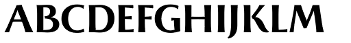 Beatrix Antiqua Semi Bold font specimen