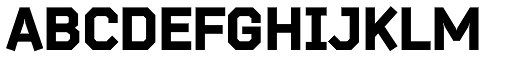 Bender Black font specimen