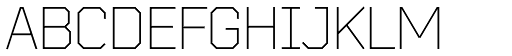 Bender Light font specimen