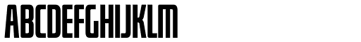 Bitcrusher Condensed Bold font specimen