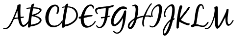 Black Jack font specimen